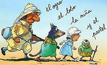 El ogro, el lobo, la niña y el pastel - Philippe Corentin - Corimbo - Libro Nuevo (Tapa Dura)