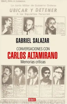 Conversaciones con Carlos Altamirano - Gabriel Salazar - Debate - Libro Usado