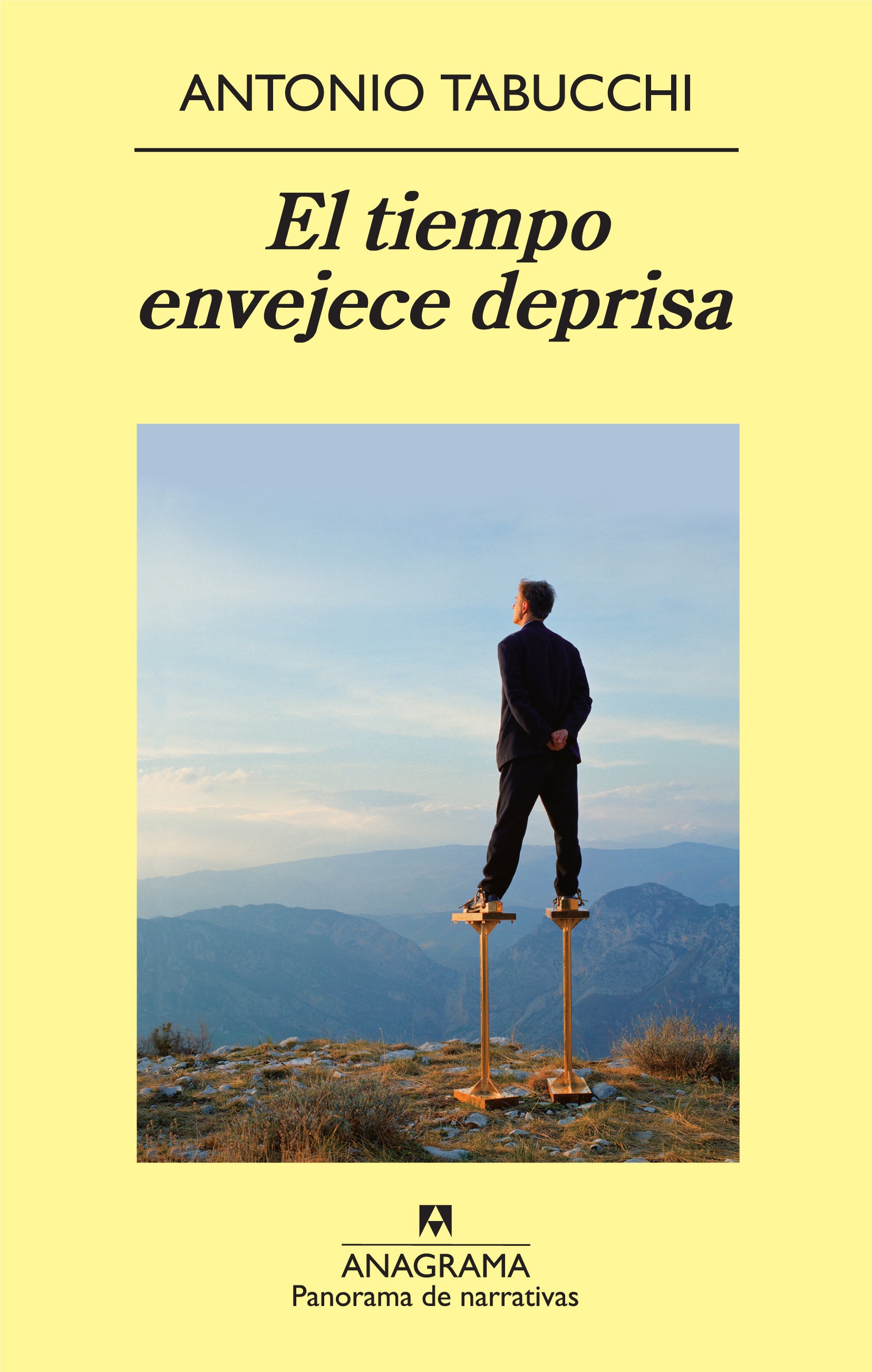 El tiempo envejece deprisa - Antonio Tabucchi - Anagrama - Libro Usado
