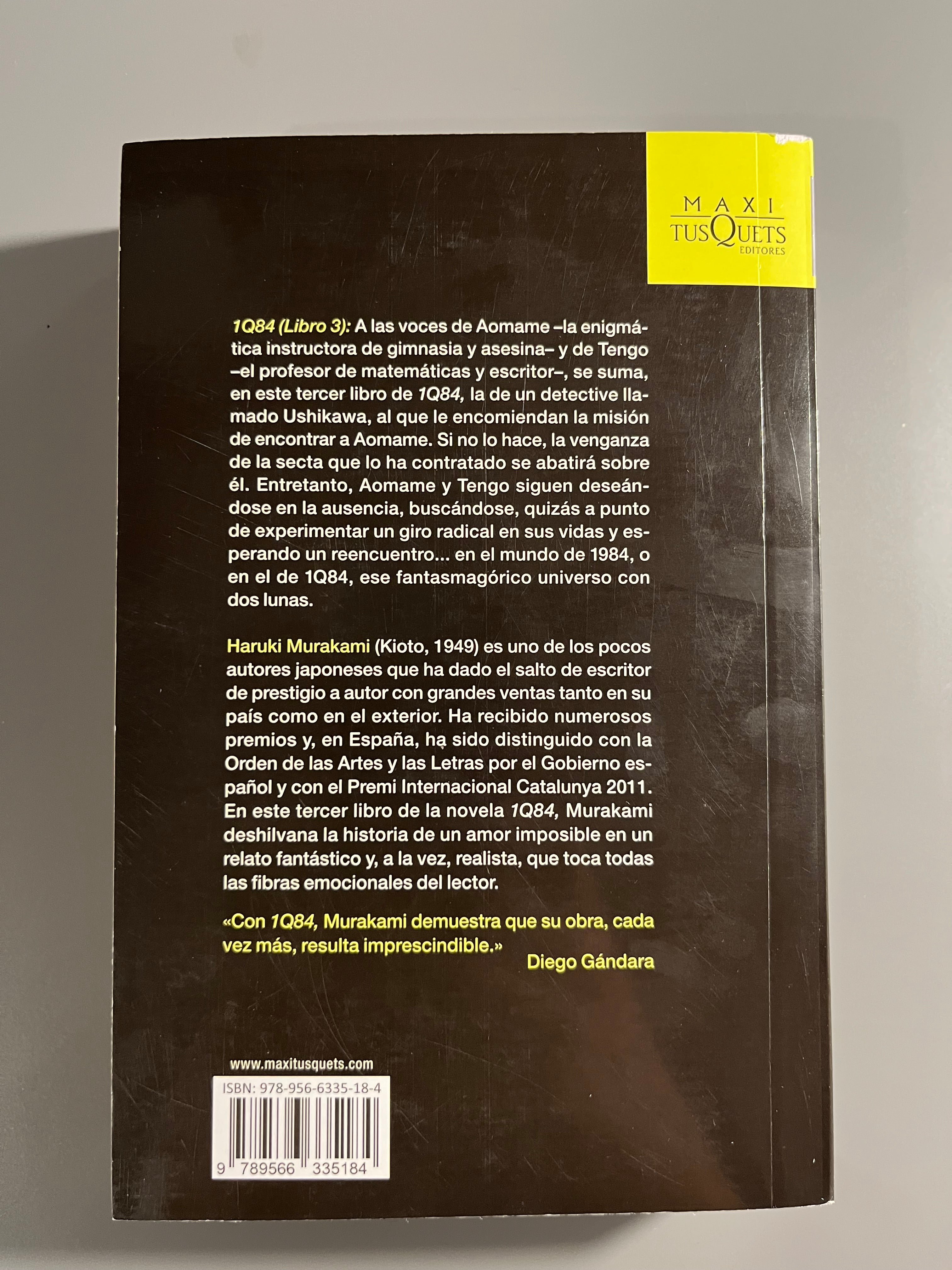 1Q84 (Libro 3) - Haruki Murakami (Maxi Tusquets)
