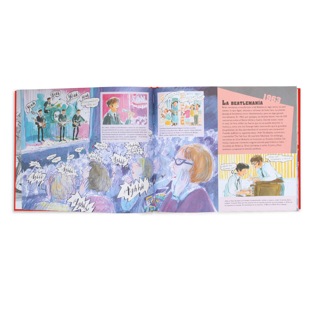 Los Beatles - Mick Manning - Ekaré - Libro Nuevo (Tapa Dura)