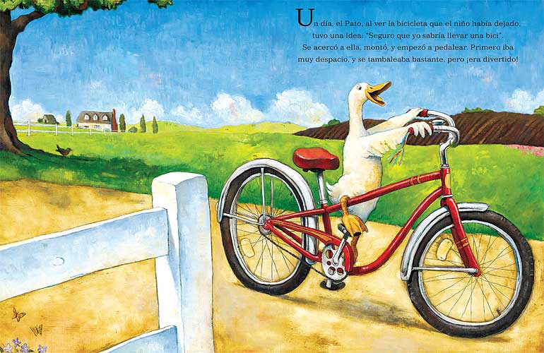 Pato va en bici - David Shannon - Editorial Juventud - Libro Nuevo (Tapa Dura)