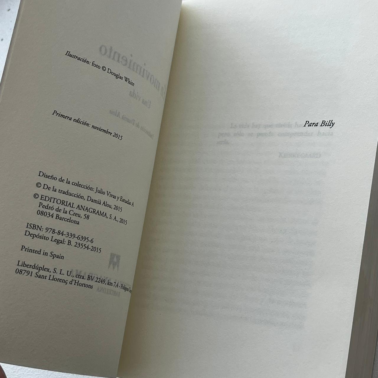 En movimiento – Oliver Sacks - Anagrama - 1° Edición - Libro Usado