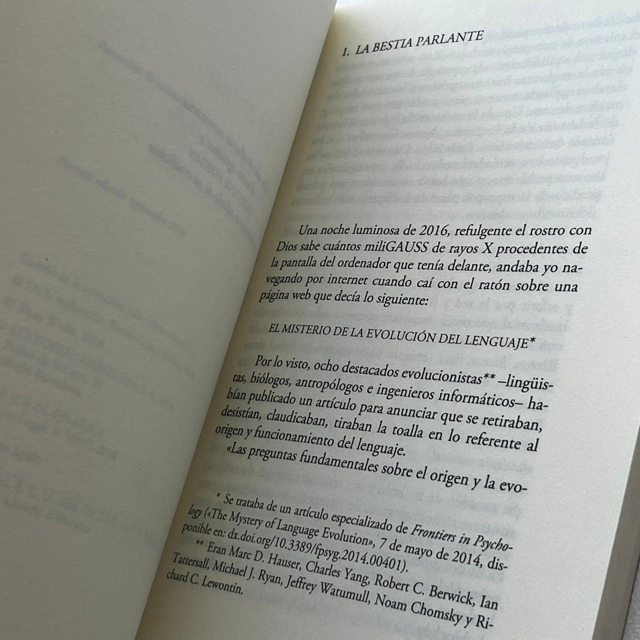 El reino del lenguaje – Tom Wolfe - Anagrama - 1° Edición - Libro Usado