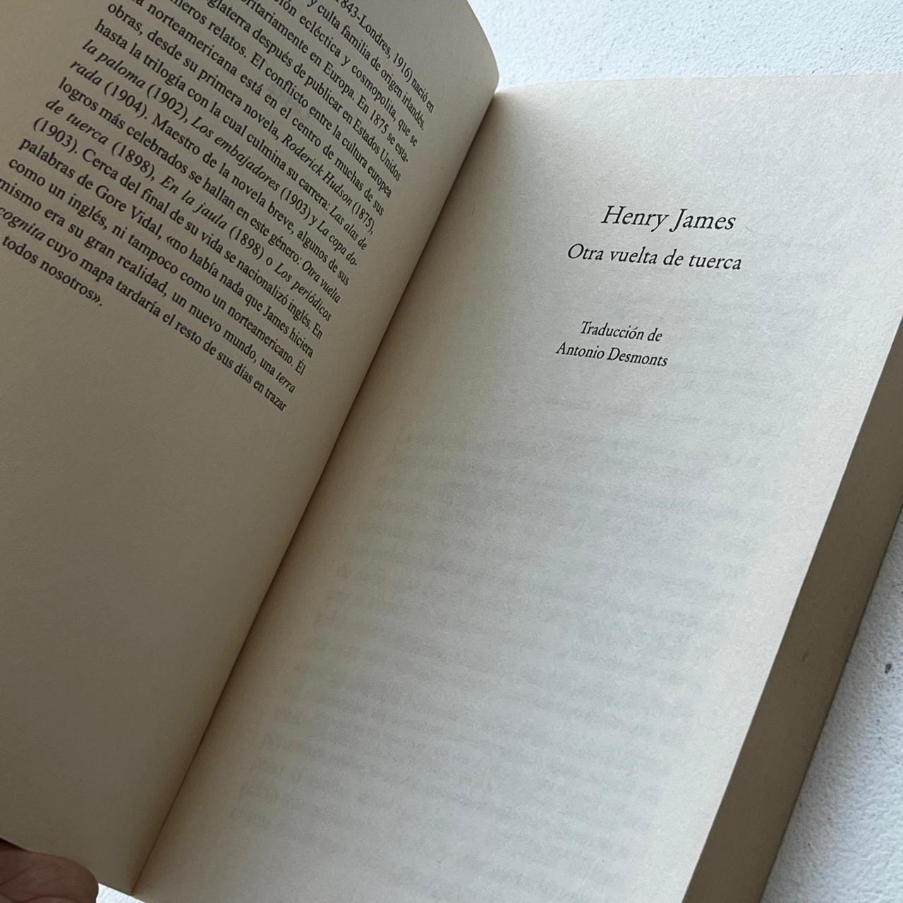 Otra Vuelta De Rueda - Henry James - Debolsillo - Libro Usado