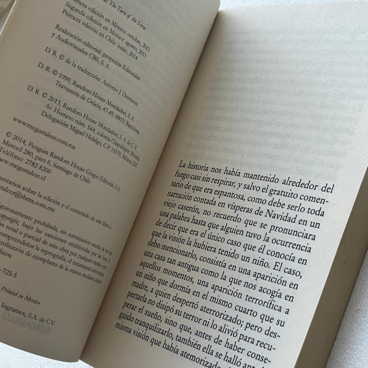 Otra Vuelta De Rueda - Henry James - Debolsillo - Libro Usado