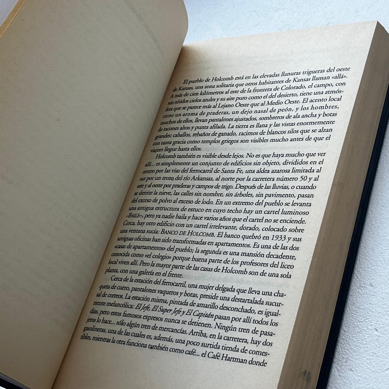 A sangre fría - Truman Capote - Editorial Sol90 - Tapa Dura - Libro Usado