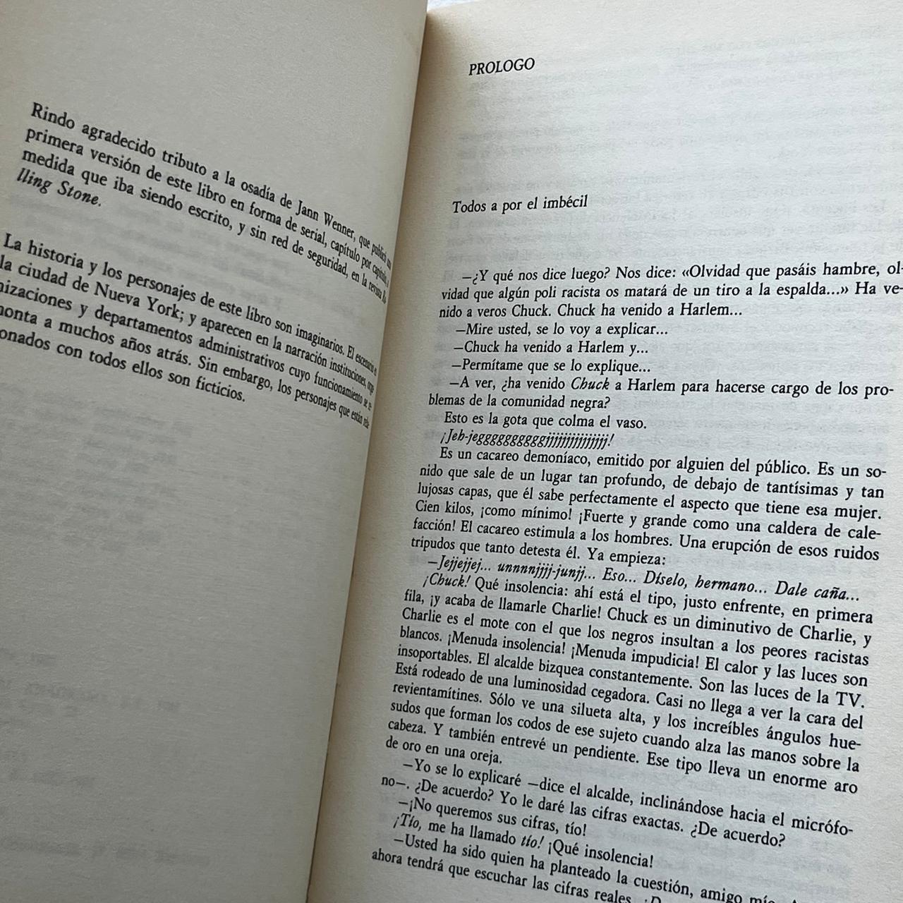 La hoguera de las vanidades - Tom Wolfe - Anagrama - Tapa Blanda - Libro Usado