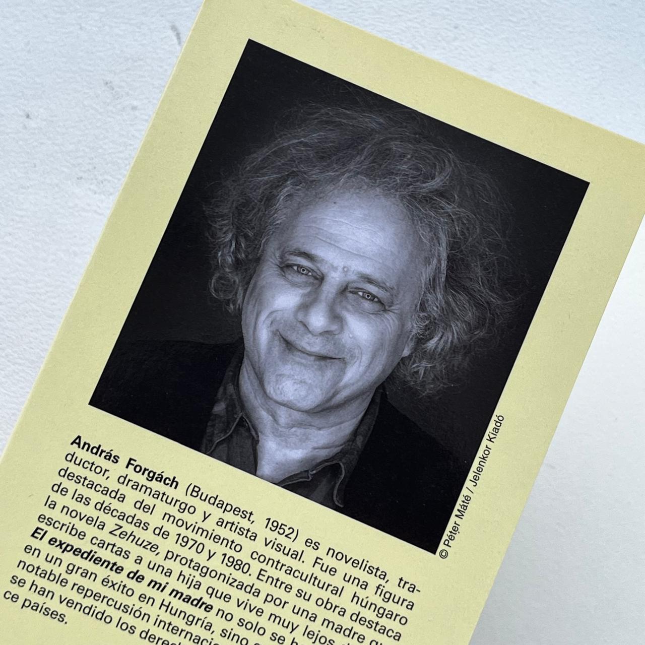 El expediente de mi madre - András Forgách - Editorial Anagrama  - Libro Usado