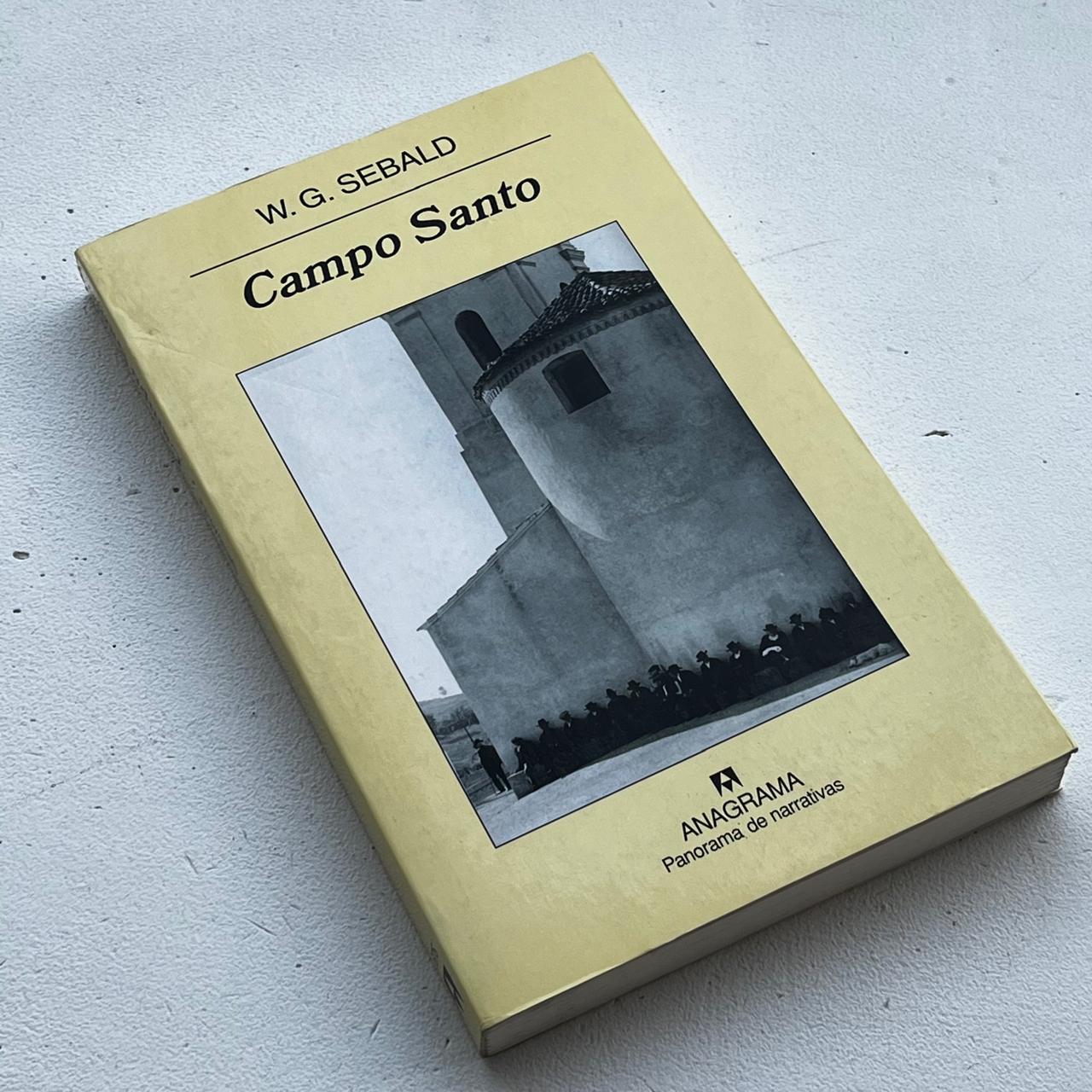 Campo Santo – W.G. Sebald - Anagrama - 1° Edición - Libro Usado