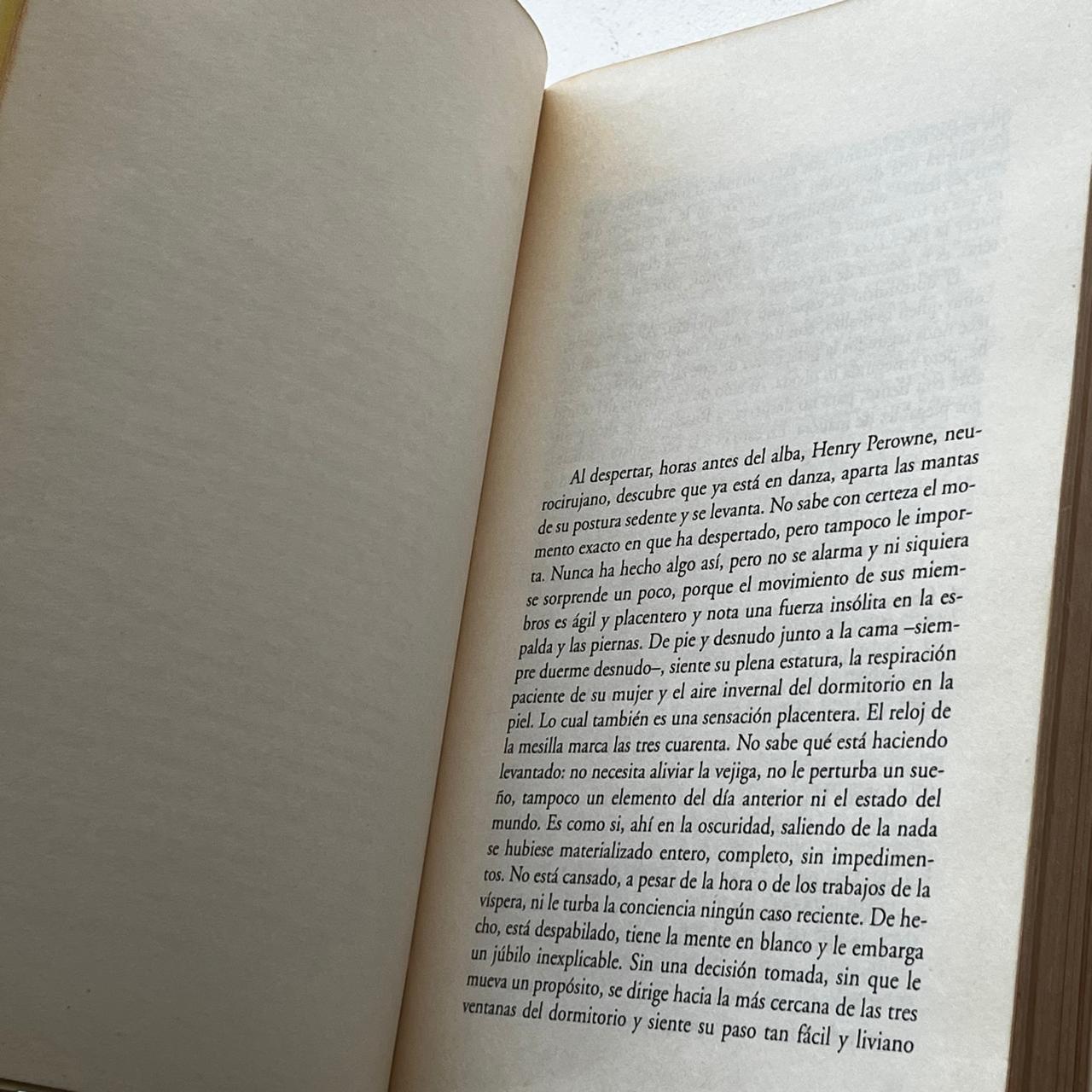Sábado - Ian McEwan - Editorial Anagrama - Tapa Blanda - Libro Usado