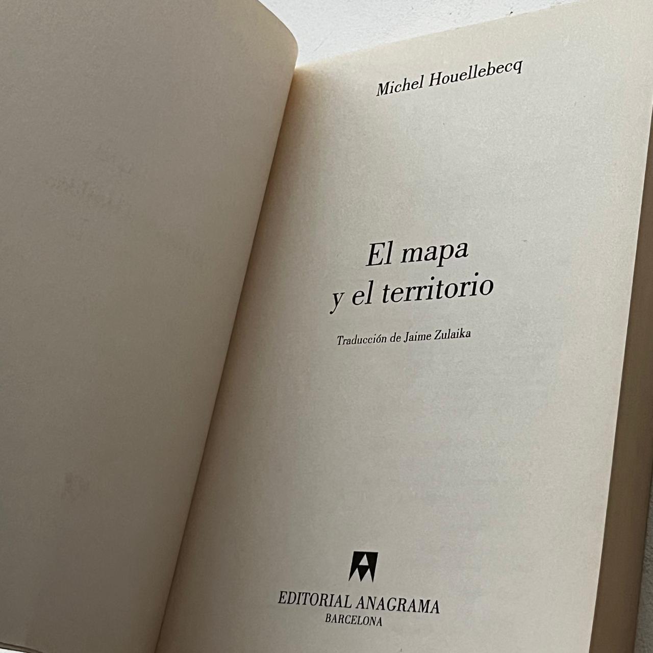 El mapa y el territorio - Michel Houellebecq - Anagrama - Libro Nuevo