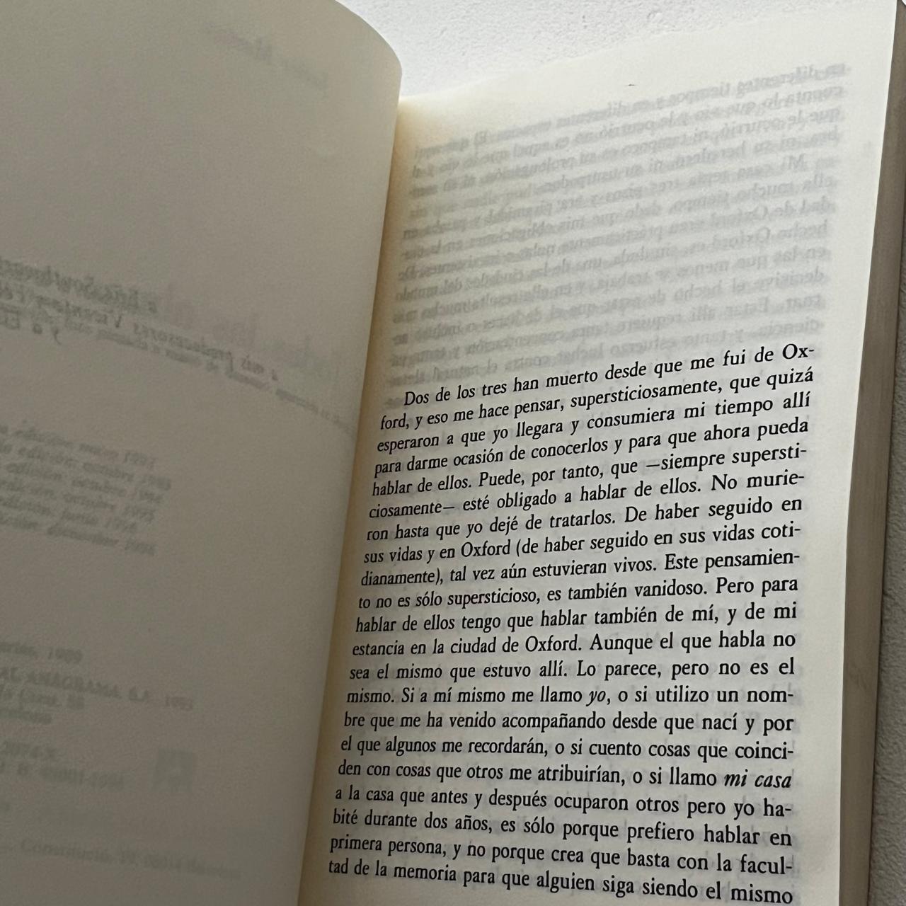 Todas las almas - Javier Marías - Anagrama - Libro Usado