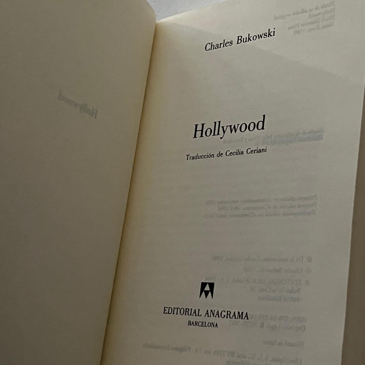 Hollywood - Charles Bukowski - Anagrama Compactos - Libro Usado