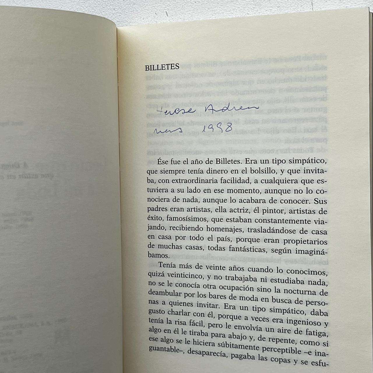 Gente que vino a mi boda – Soledad Puértolas - Anagrama - Libro Usado