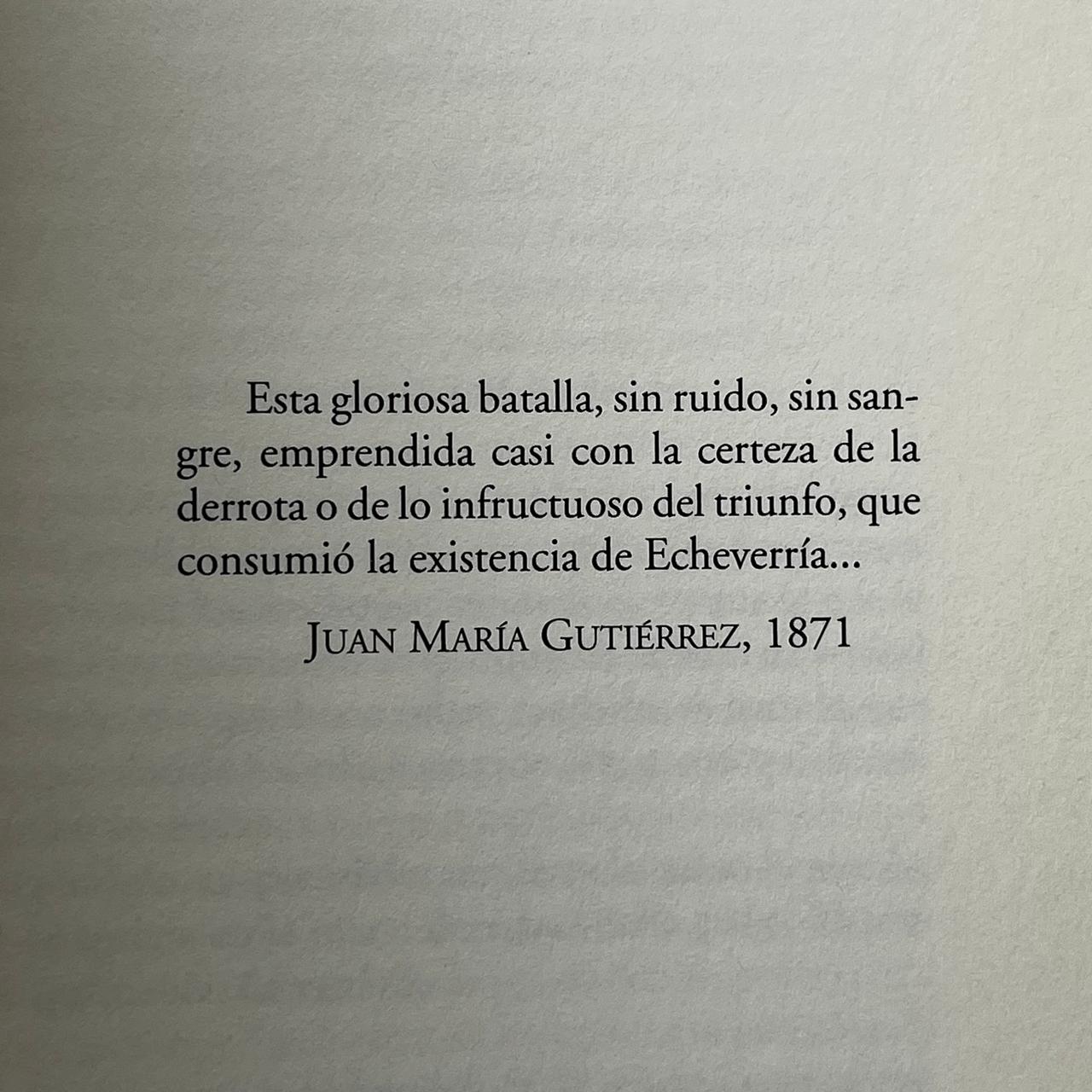 Echeverría – Martín Caparrós - Anagrama - 1° Edición - Libro Usado