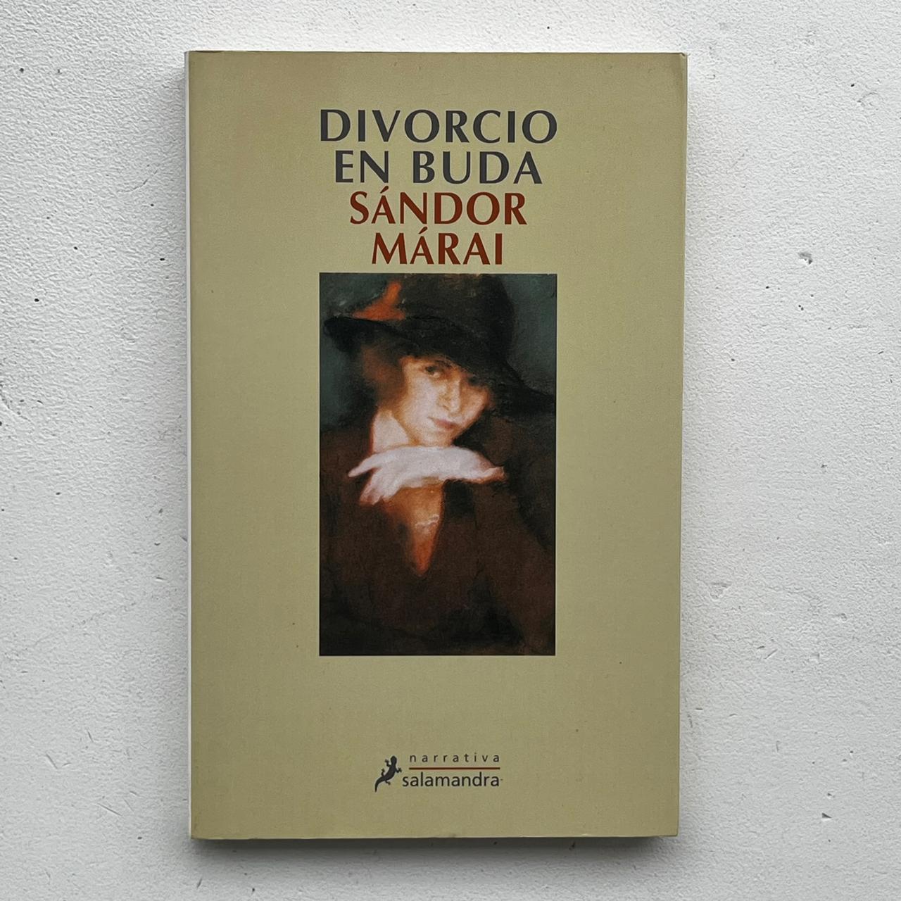 Divorcio En Buda - Sandor Marai - Salamandra - Libro Usado