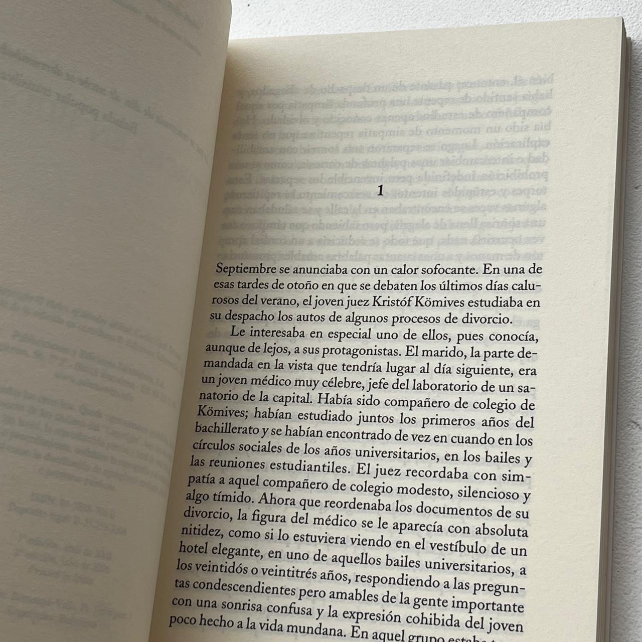 Divorcio En Buda - Sandor Marai - Salamandra - Libro Usado