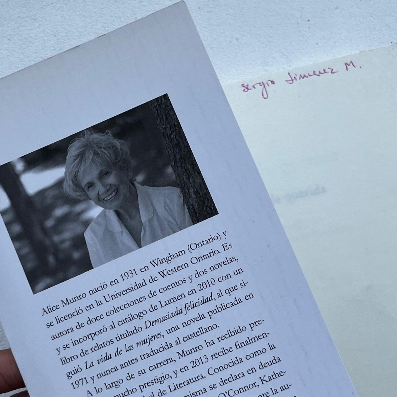 Mi vida querida - Alice Munro - Lumen - Libro Usado
