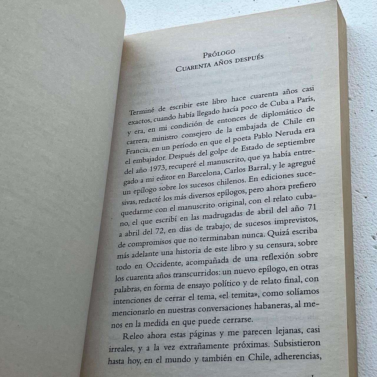Persona non grata  - Jorge Edwards - DeBolsillo - Libro Usado