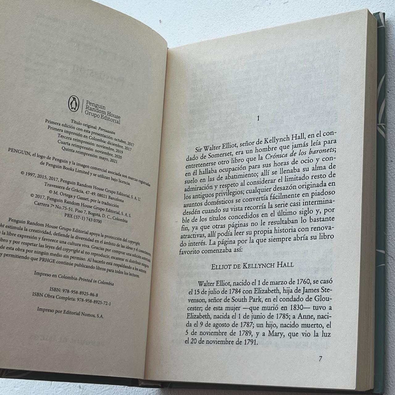 Persuasión (Ed. Conmemorativa) - Jane Austen - Penguin Random House - Libro Usado