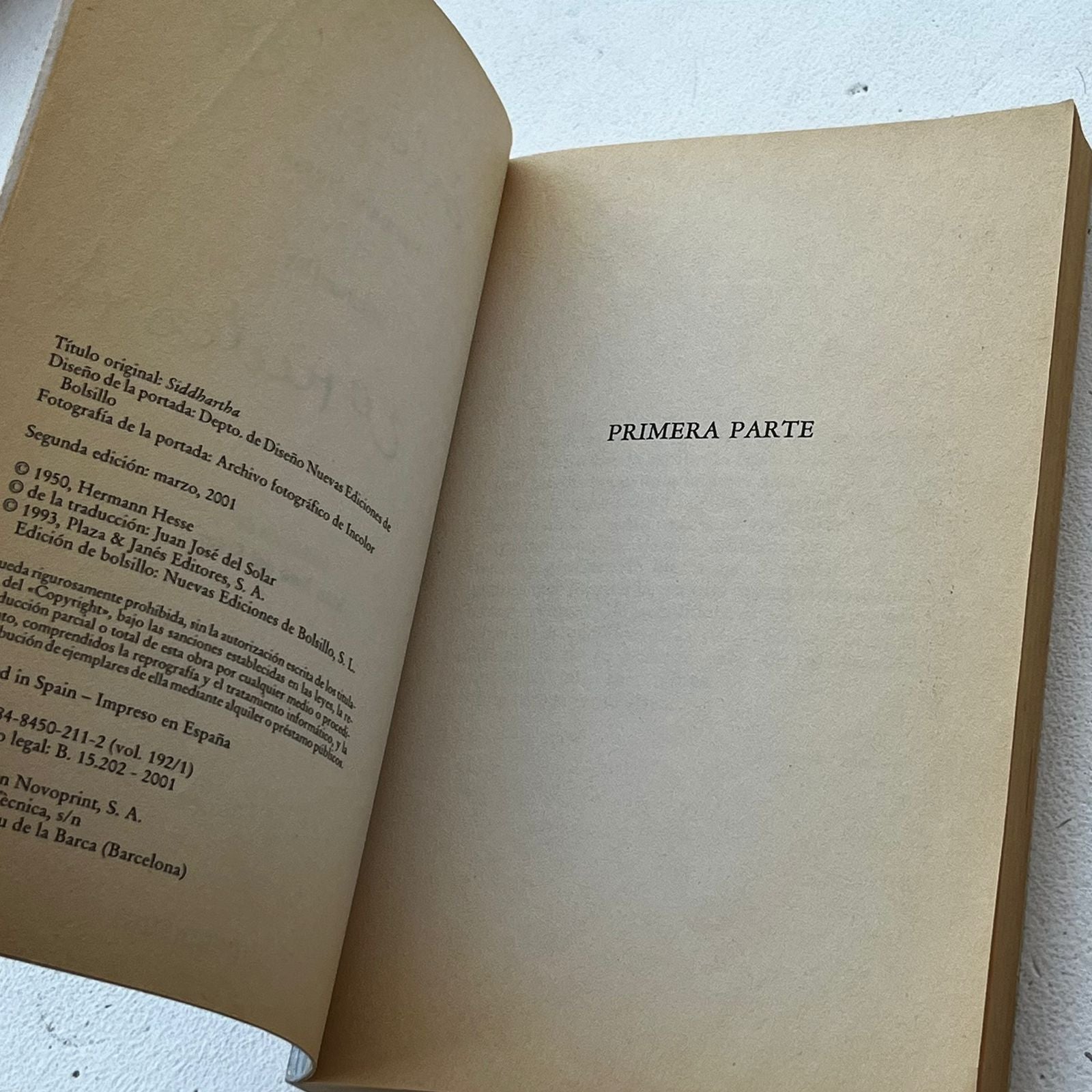 Sidharta - Herman Hesse - Debolsillo - Libro Usado