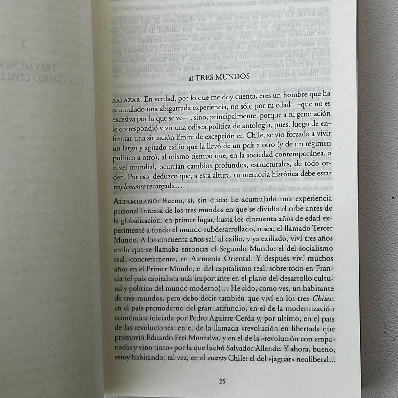 Conversaciones con Carlos Altamirano - Gabriel Salazar - Debate - Libro Usado