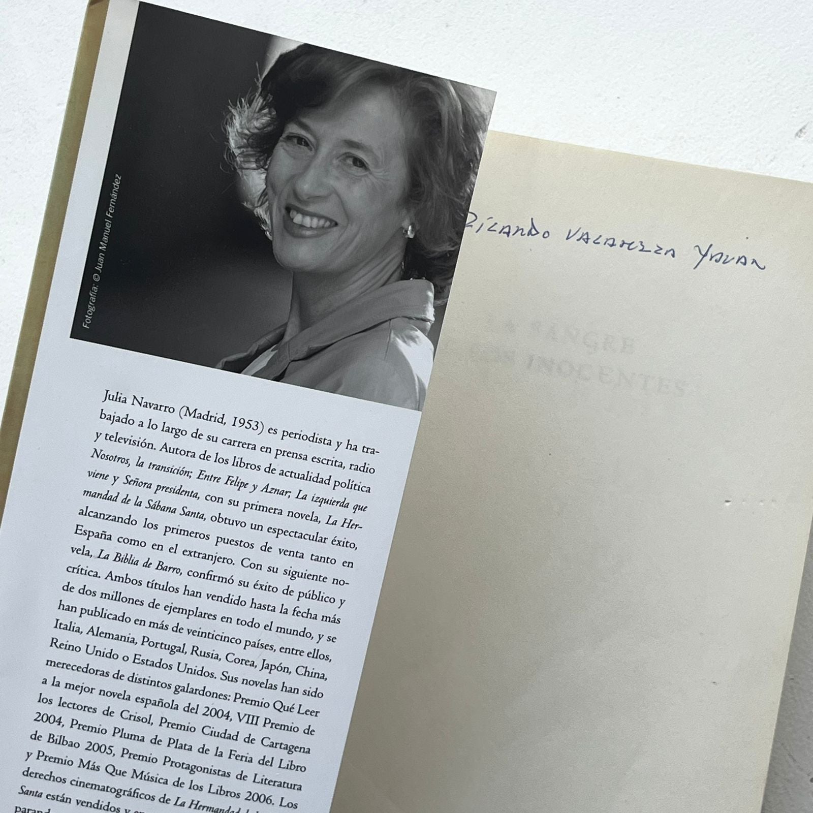 La Sangre de los Inocentes - Julia Navarro - Plaza Janes - Libro Usado