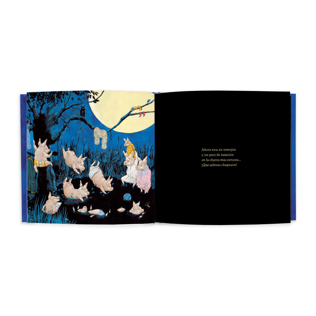 Diez cerditos luneros - Linndsay Lee Johnson - Ekaré - Libro Nuevo (Tapa Dura)