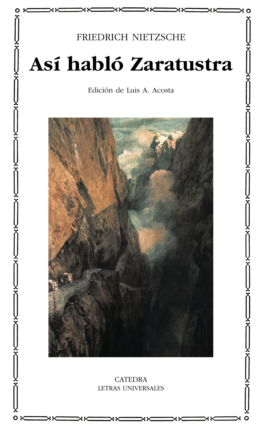 Así habló Zaratustra - Friedrich Nietzsche - Cátedra - Libro Nuevo
