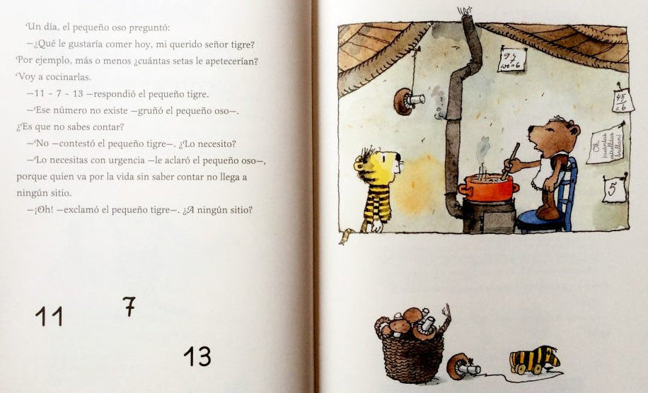 De cómo el tigre aprendió a contar - Janosch - Kókinos - Libro Nuevo (Tapa Dura)