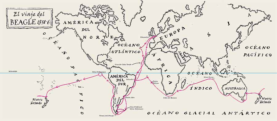 El gran viaje de Darwin - Mick Manning y Brita Granström - Editorial Juventud - Libro Nuevo (Tapa Dura)