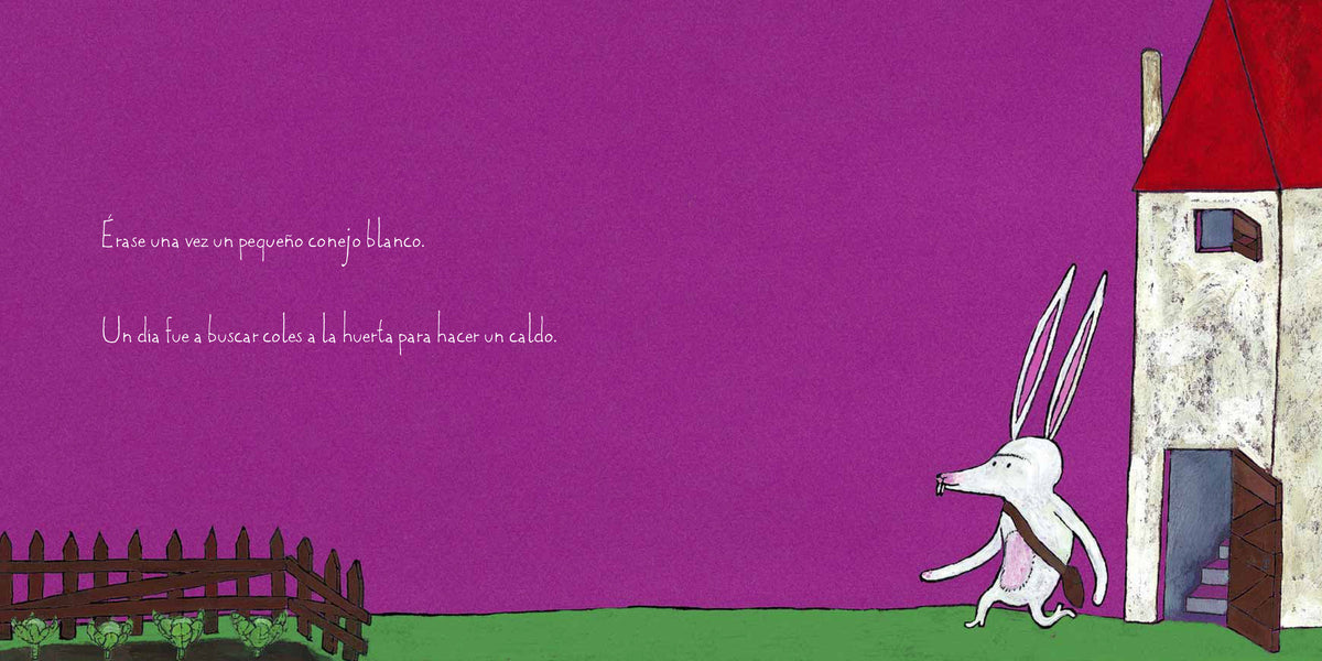 El pequeño conejo blanco - Xosé Ballesteros y Óscar Villán - Kalandraka - Libro Nuevo