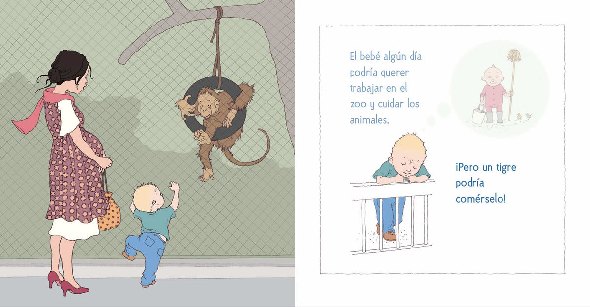 Esperamos a un bebé - John Burningham y Helen Oxenbury - Editorial Juventud - Libro Nuevo (Tapa Dura)