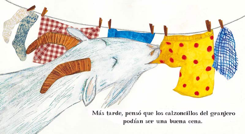 La cabra Glotona - Petr Horáček - Editorial Juventud - Libro Nuevo (Tapa Dura)