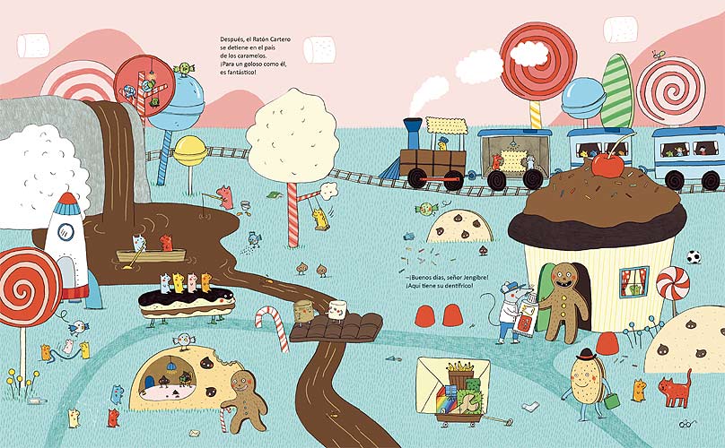 La ruta extraordinaria del ratón cartero - Marianne Dubuc - Editorial Juventud - Libro Nuevo (Tapa Dura)