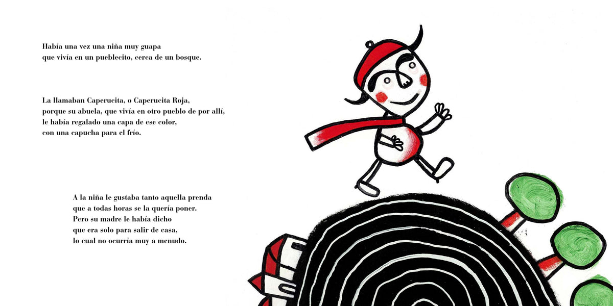 La verdadera historia de Caperucita - A. R. Almodóvar y Marc Taeger - Kalandraka - Libro Nuevo