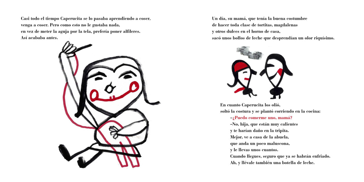 La verdadera historia de Caperucita - A. R. Almodóvar y Marc Taeger - Kalandraka - Libro Nuevo