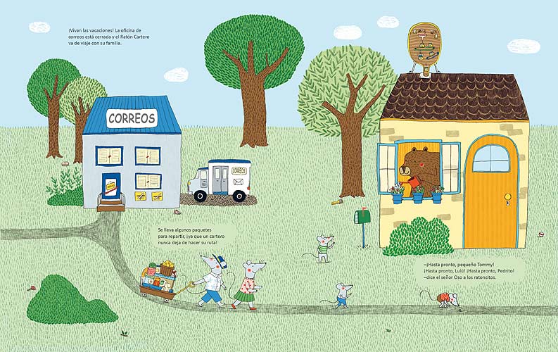 Las vacaciones del ratón cartero - Marianne Dubuc - Editorial Juventud - Libro Nuevo (Tapa Dura)