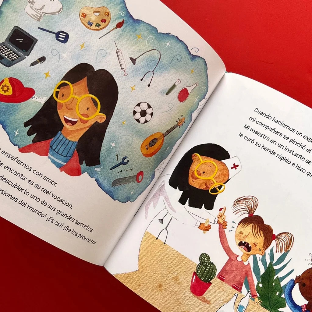 Nos hechiza con su tiza - Carol Neumann - Azafrán - Libro Nuevo (Tapa Dura)