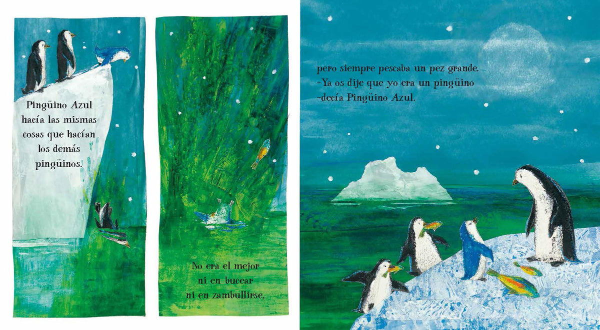 Pingüino Azul - Petr Horáček - Editorial Juventud - Libro Nuevo (Tapa Dura)