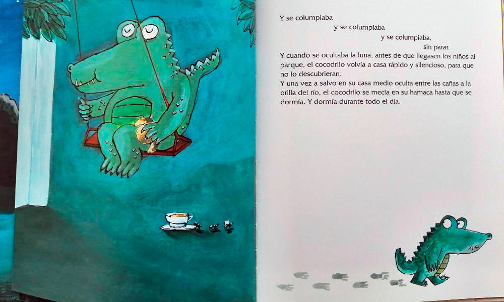 ¿Qué hace un cocodrilo por la noche? - Kathrin Kiss y Emilio Urberuaga - Kókinos - Libro Nuevo (Tapa Dura)
