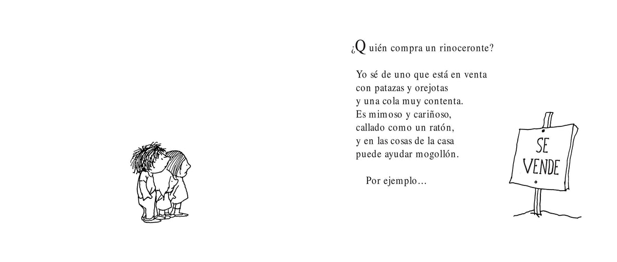 ¿Quién compra un rinoceronte? - Shel Silverstein - Kalandraka - Libro Nuevo (Tapa Dura)